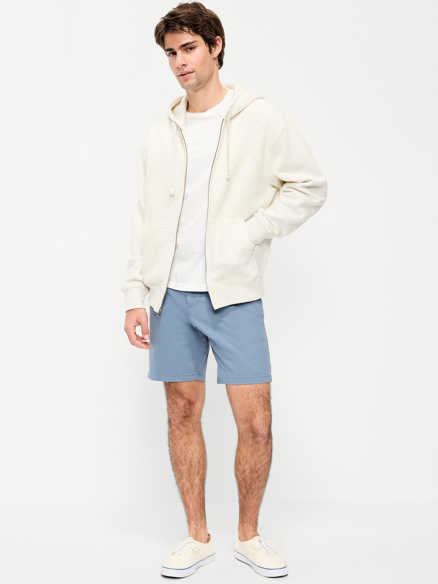 Slim Built-In Flex Rotation Chino Shorts - 8-inch inseam