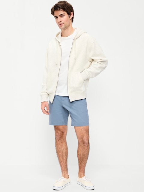 SHORT CHINO ÉTROIT PREMIÈRE NÉCESSITÉ À EXTENSIBILITÉ INTÉGRÉE, ENTREJAMBE DE 20 CM