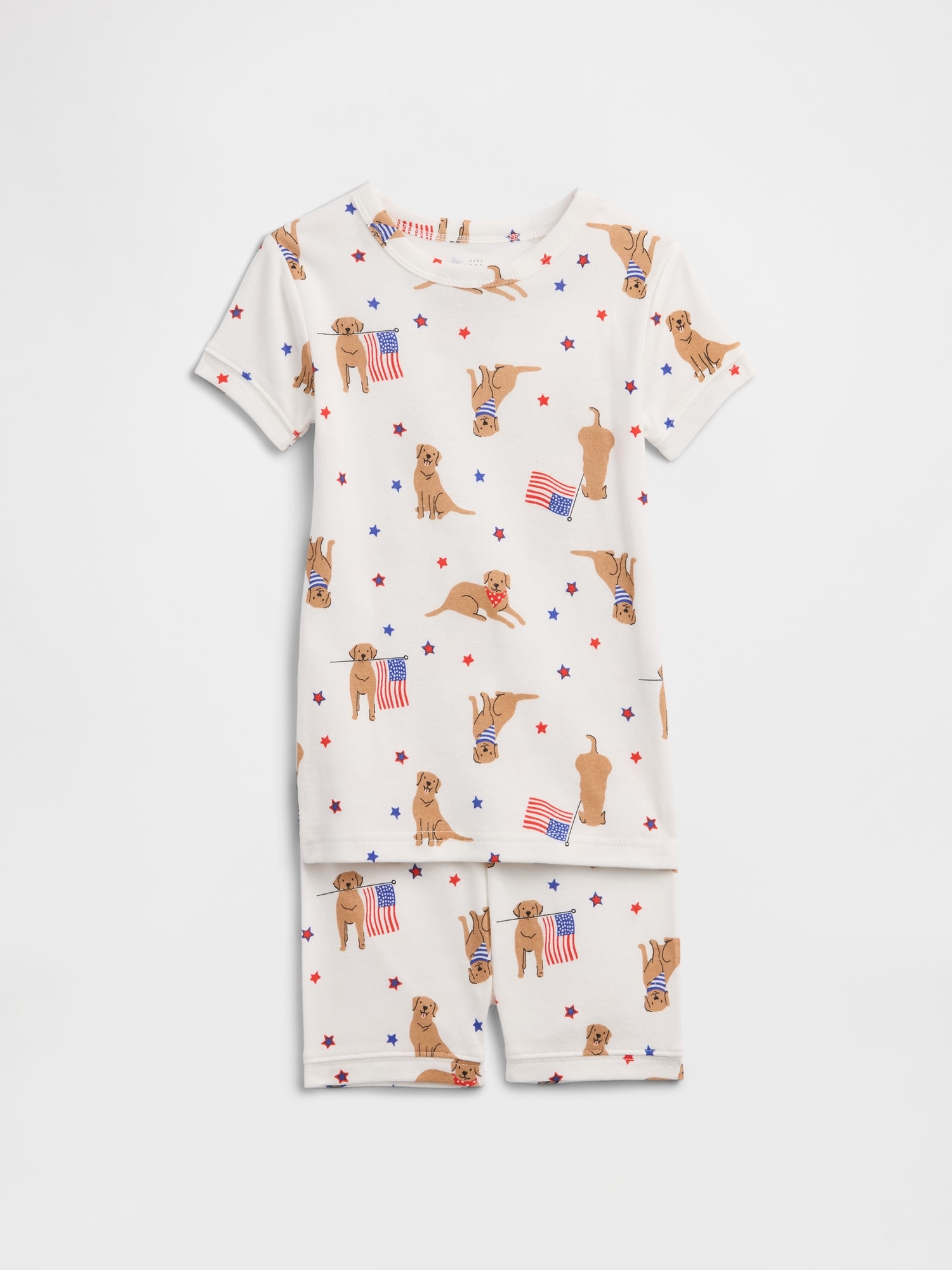 Kids & babyGap 100% Organic Cotton Americana Dog PJ Set