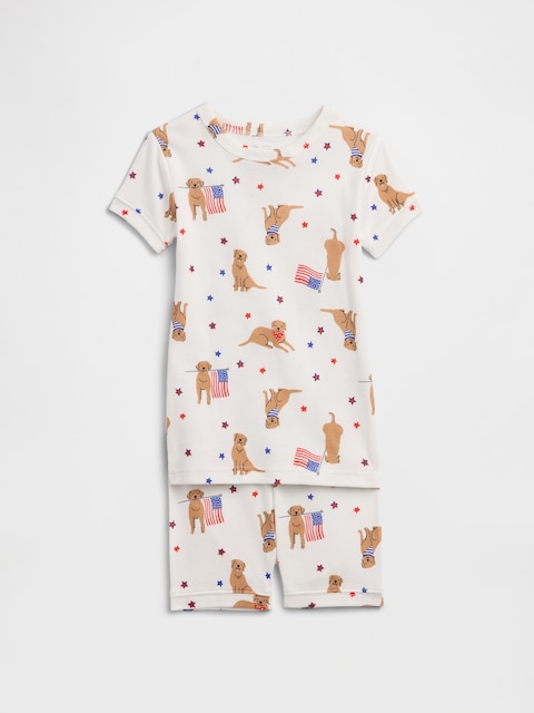 Kids & babyGap 100% Organic Cotton Americana Dog PJ Set