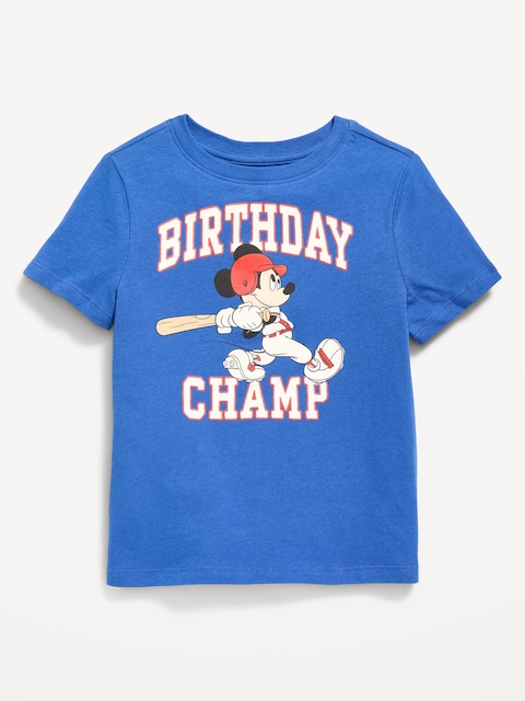 Disney© Mickey Mouse Birthday Graphic T-Shirt for Toddler Boys