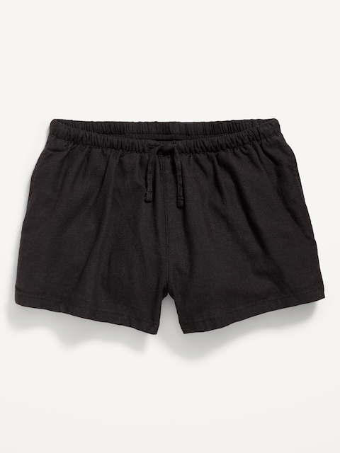 SHORT EN MÉLANGE DE LIN POUR FILLE