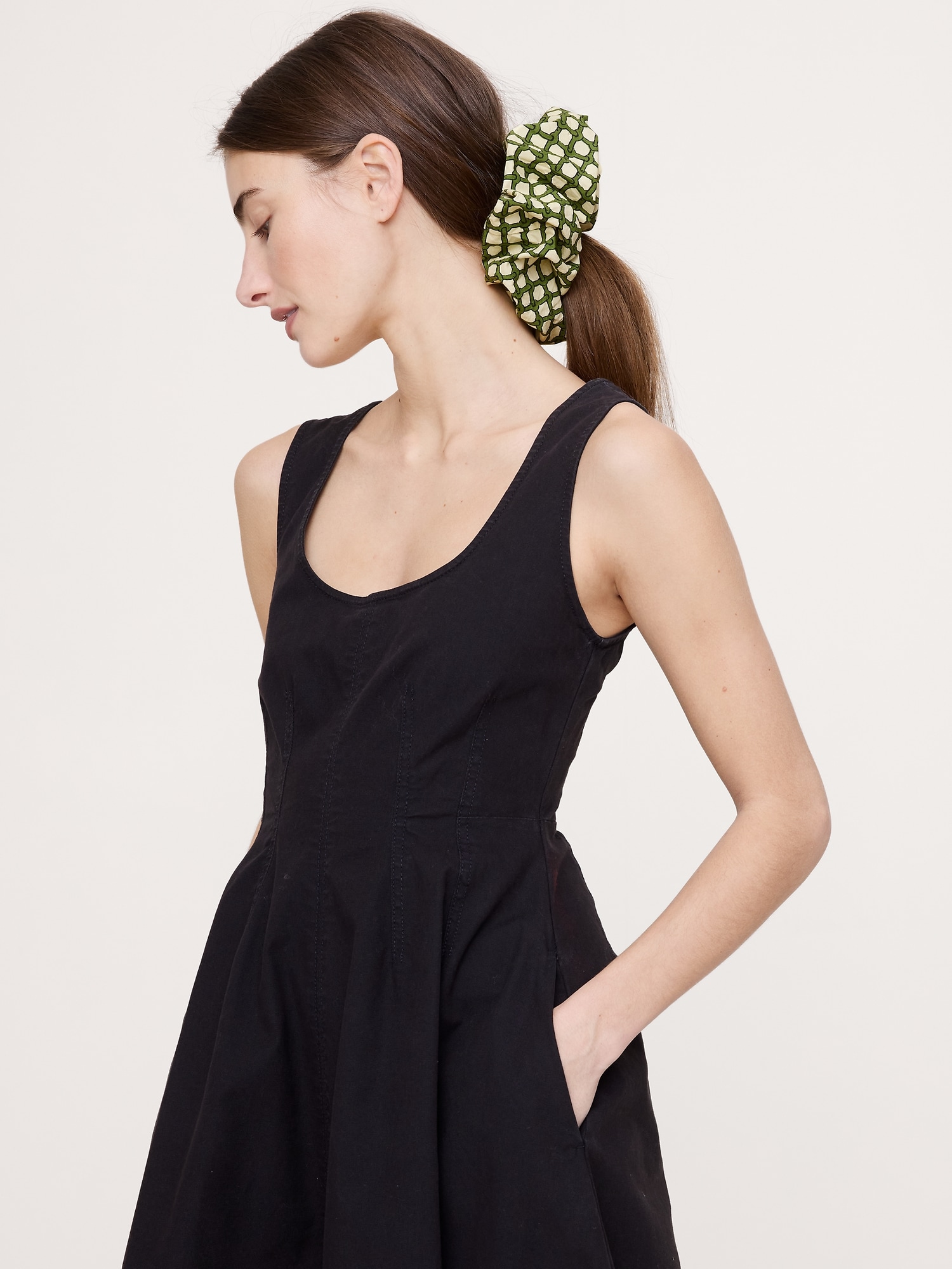 コットン ヘア シュシュ-1