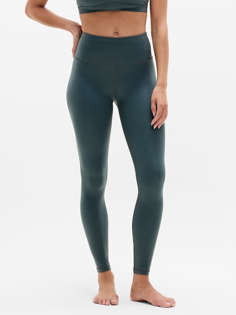 Elation High Rise Matte Foil Shine 7/8 Legging