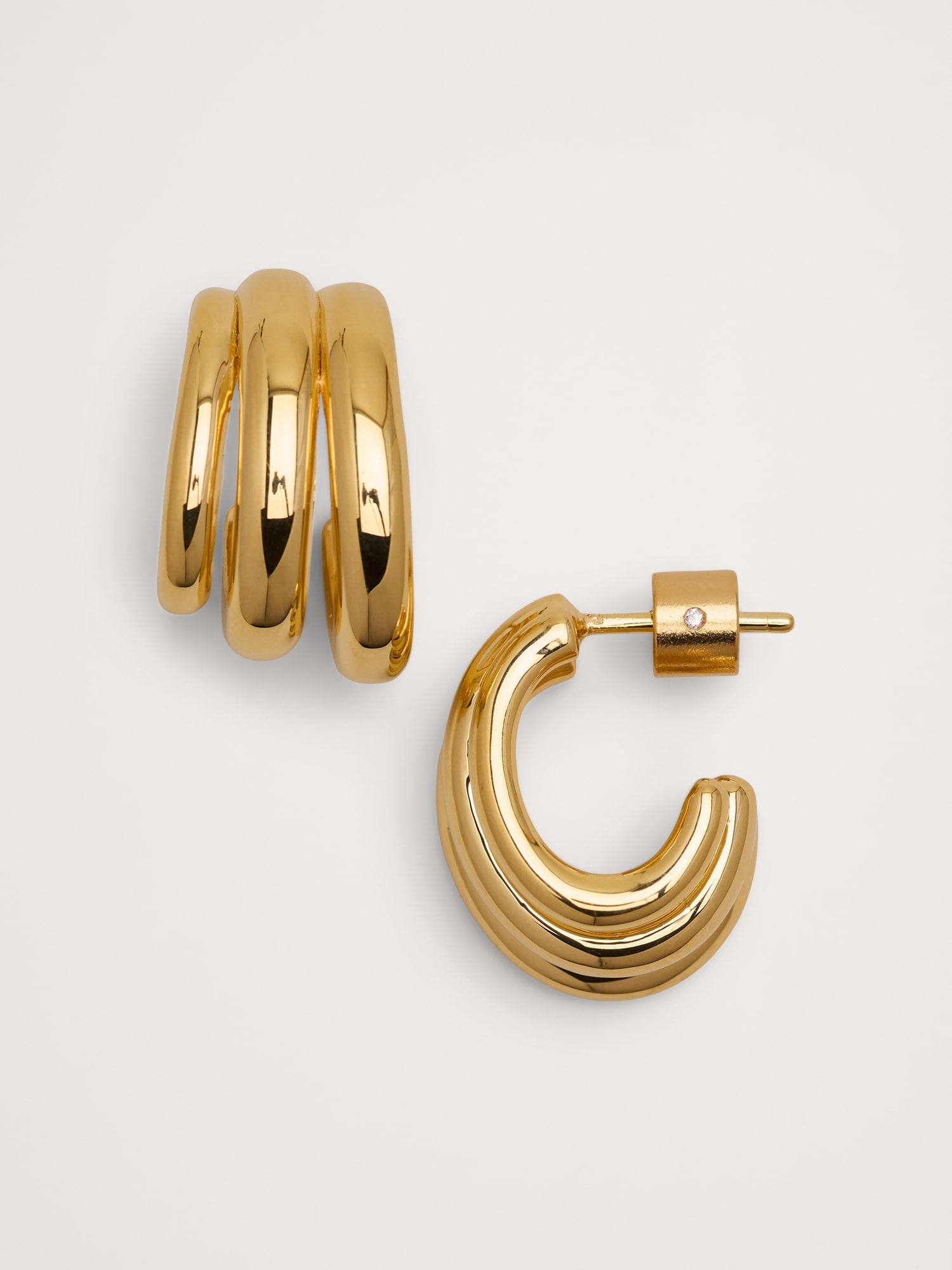 Triple Hoop Earrings