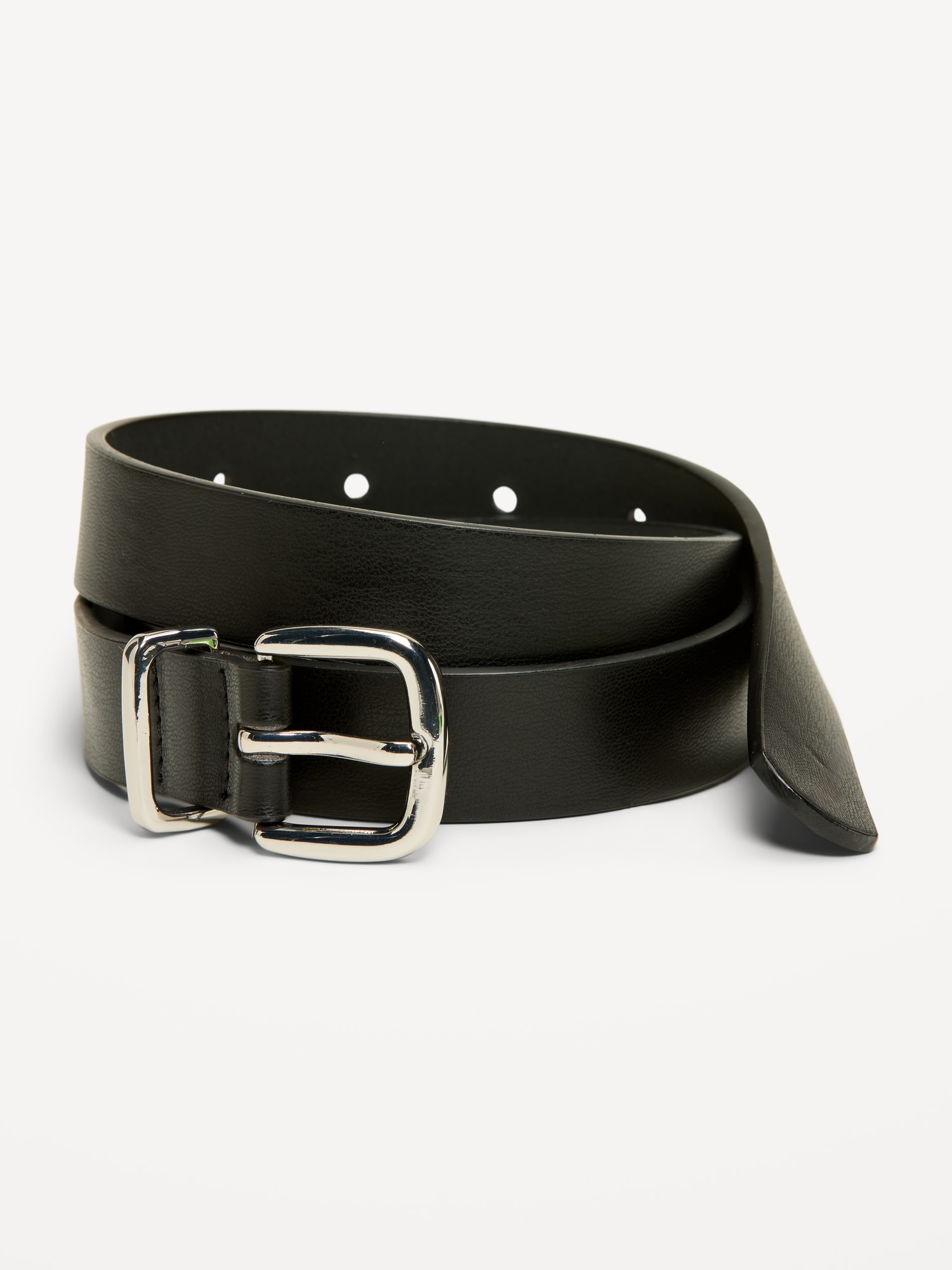 Classic Faux-Leather Belt