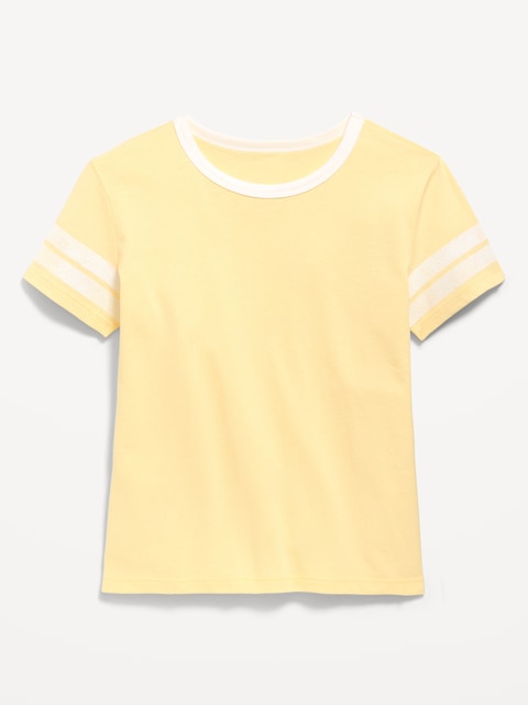 T-SHIRT ULTRA-DOUX À MANCHES COURTES POUR FILLE