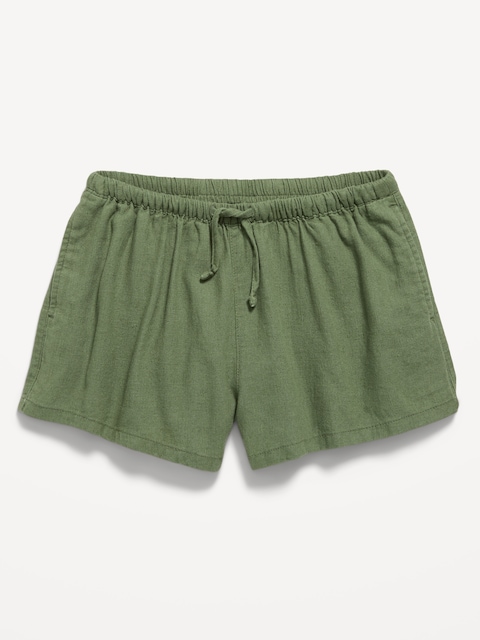 SHORT EN MÉLANGE DE LIN POUR FILLE