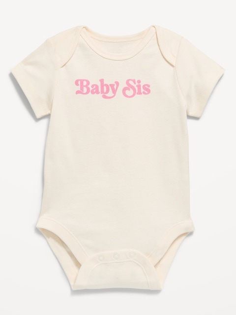 Short-Sleeve Graphic Bodysuit for Baby