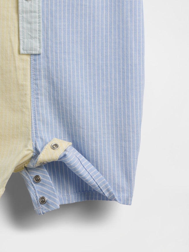 オックスフォード ショートカバーオール コーデセット (ベビー)-2