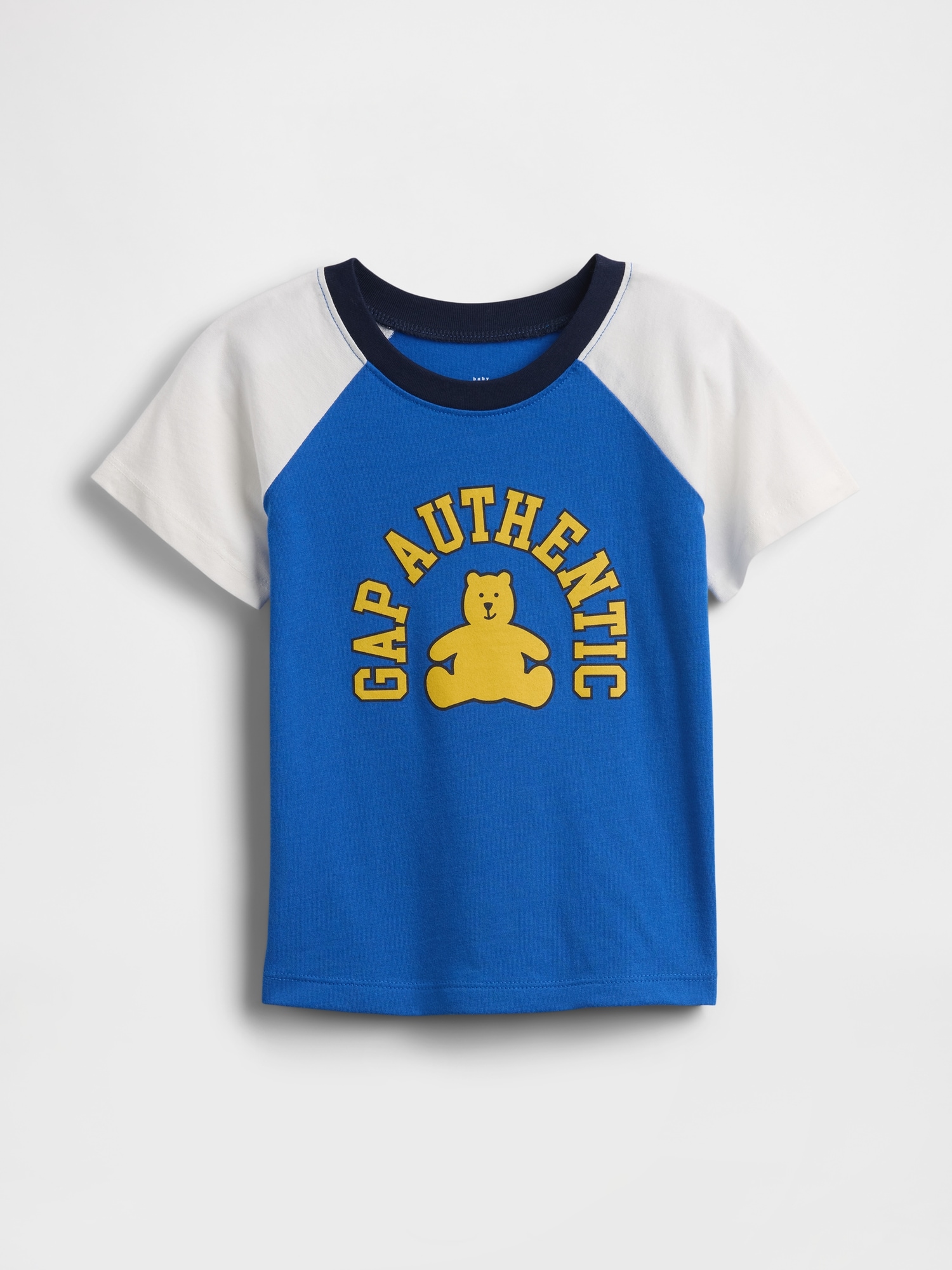 babyGap カラーブロック ブランナンベア グラフィックTシャツ-0