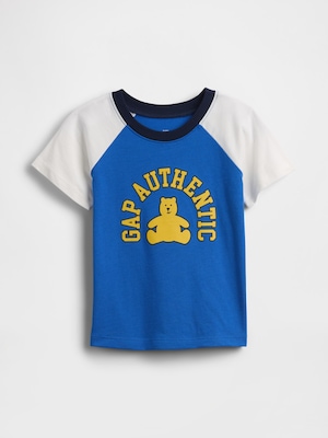 babyGap カラーブロック ブランナンベア グラフィックTシャツ