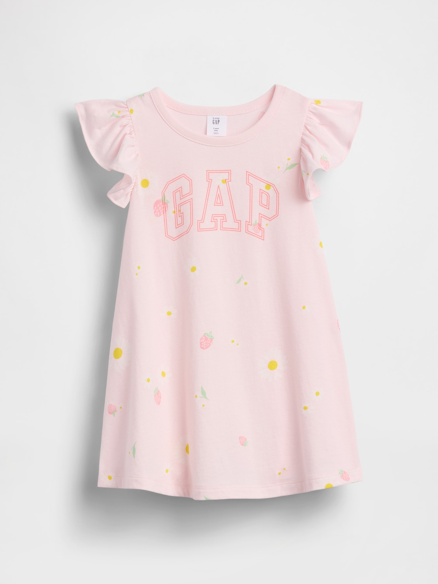 babyGap GAPロゴ ワンピース-0