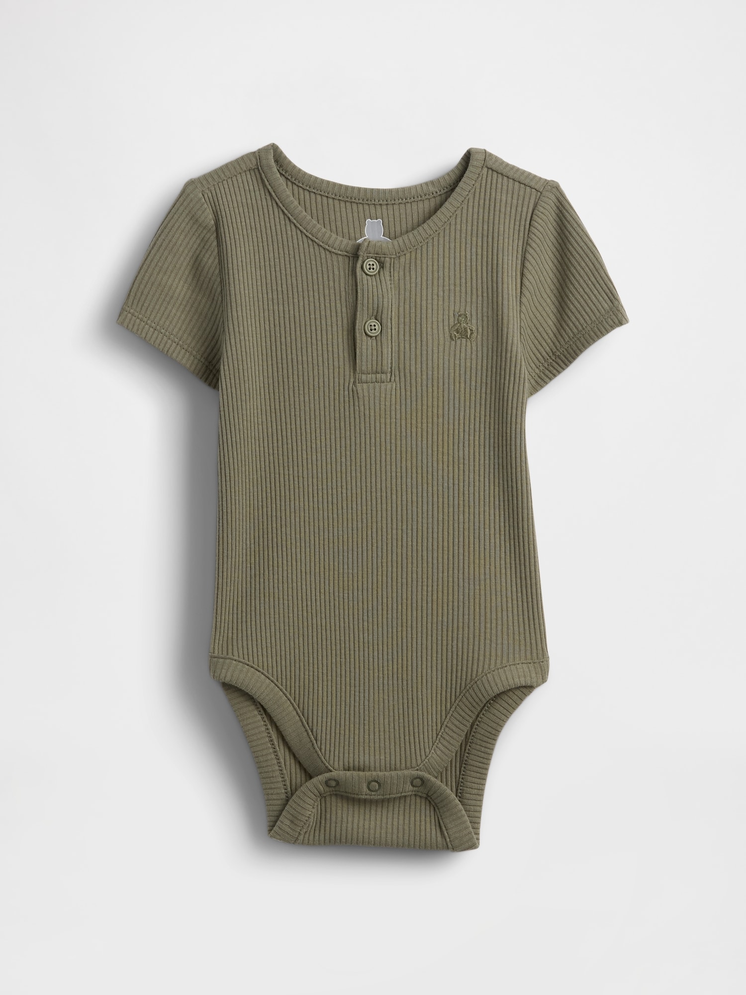 Baby First Favorites TinyRib Henley Bodysuit