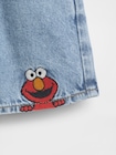 babyGap セサミストリート プルオン ルーズフィット デニムショートパンツ-2