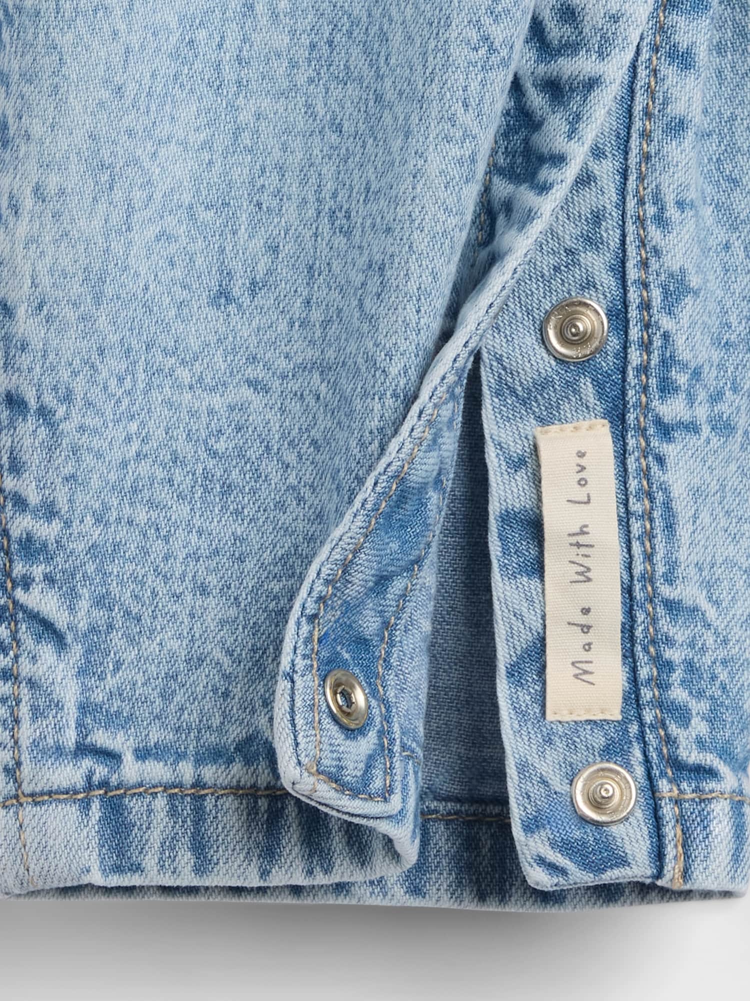 くまのプーさん デニムオーバーオール (ベビー)-2