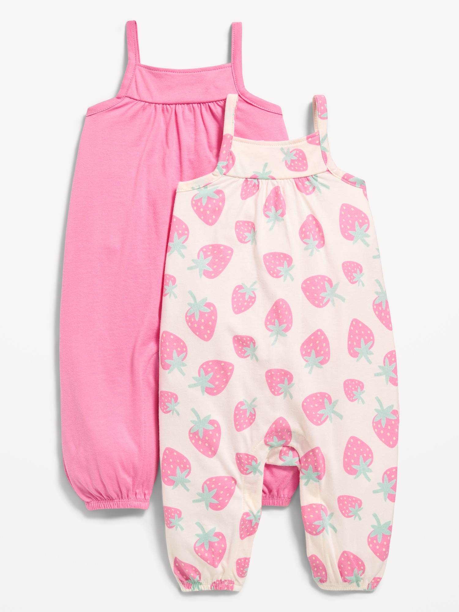COMBINAISON SANS MANCHES POUR BÉBÉ (PAQUET DE 2)