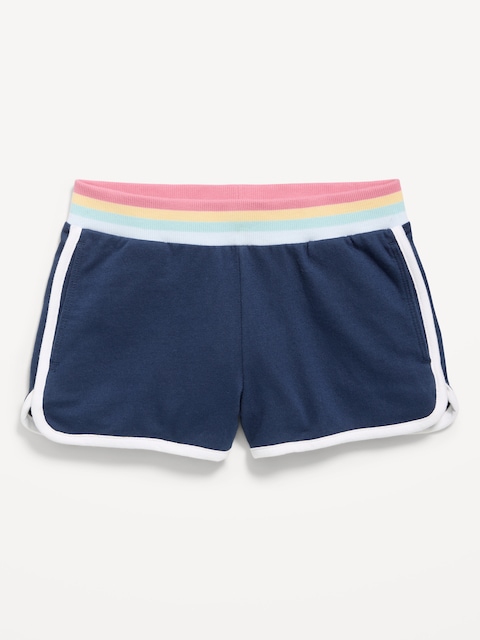 Dolphin-Hem Cheer Shorts for Girls