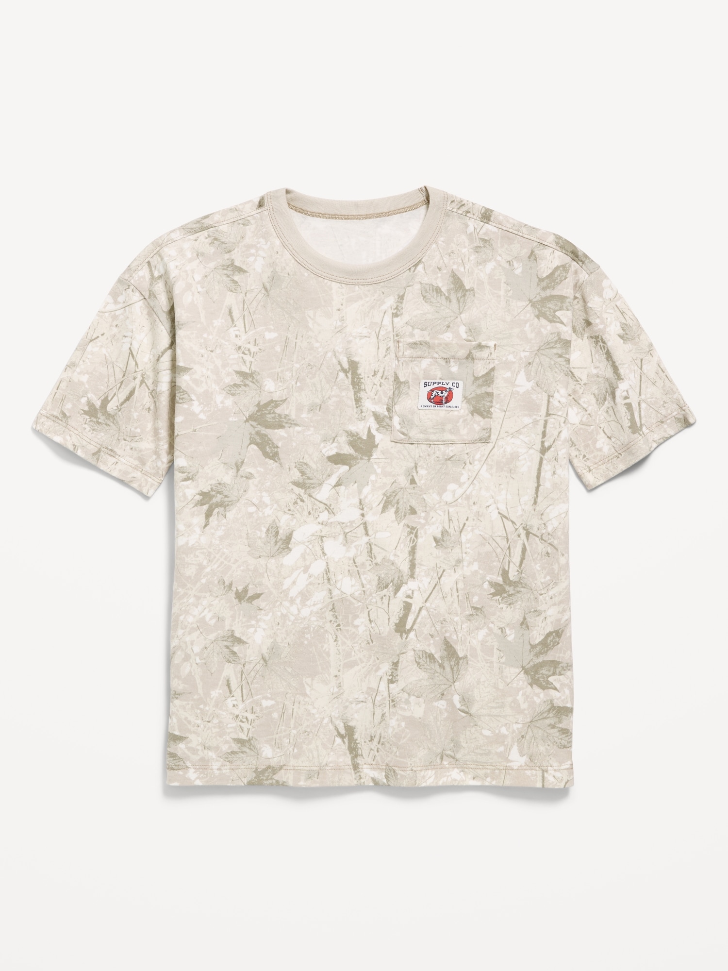 T-SHIRT SURDIMENSIONNÉ À POCHE ET À MANCHES COURTES POUR GARÇON