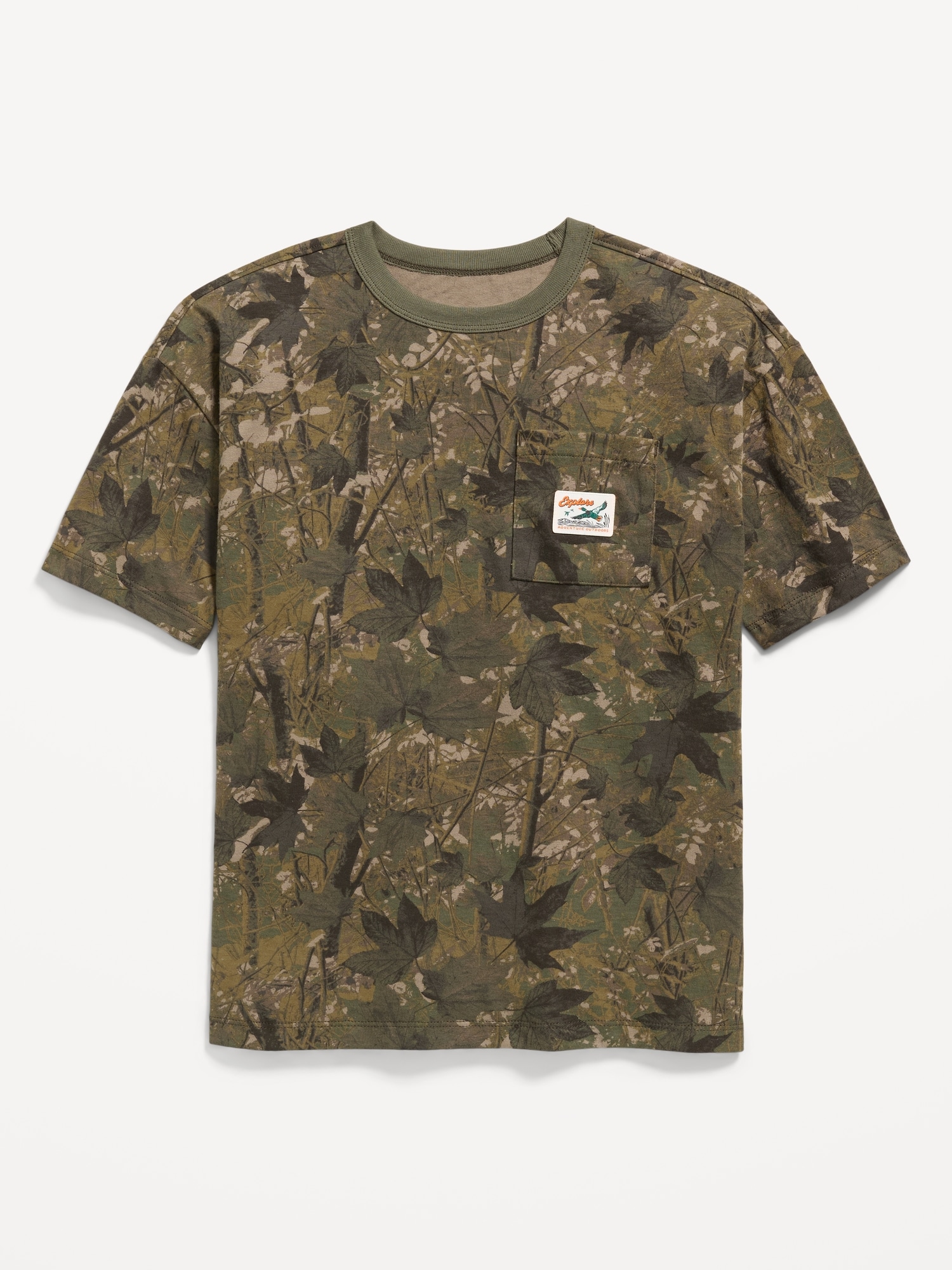 T-SHIRT SURDIMENSIONNÉ À POCHE ET À MANCHES COURTES POUR GARÇON