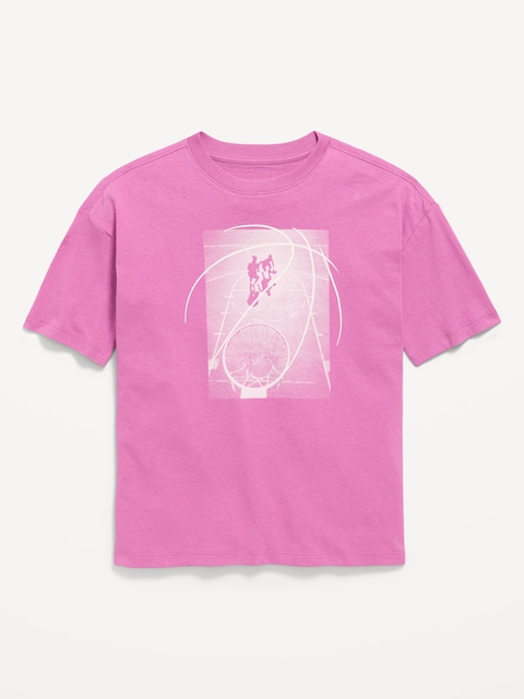 T-SHIRT SURDIMENSIONNÉ À MANCHES COURTES ET À IMPRIMÉ POUR GARÇON