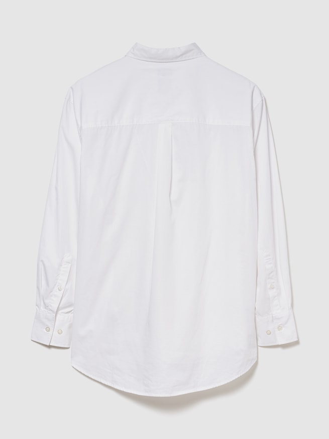 オーガニック コットンポプリン ビッグシャツ-7