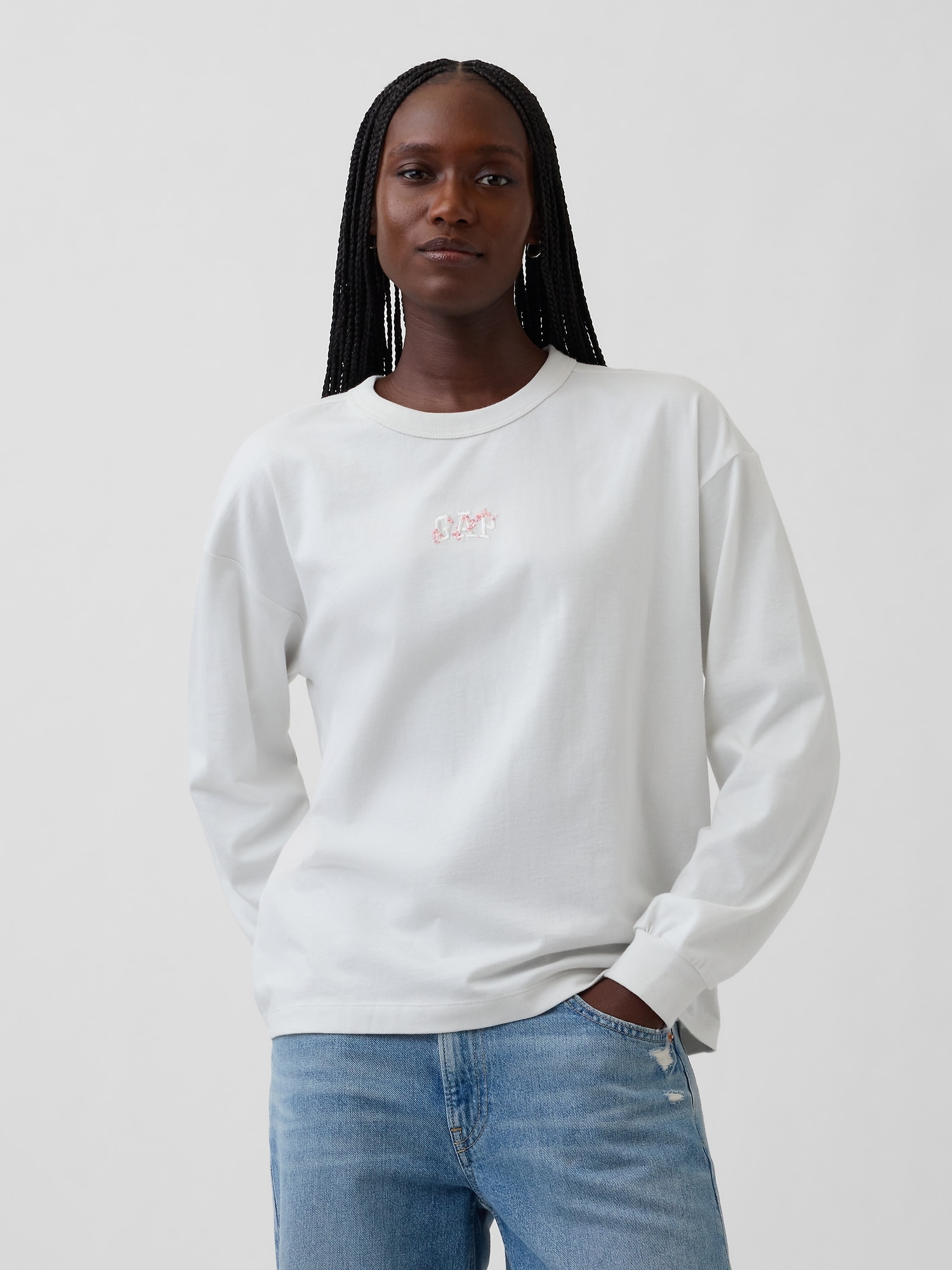 オーバーサイズ SAKURA GAPロゴTシャツ-1