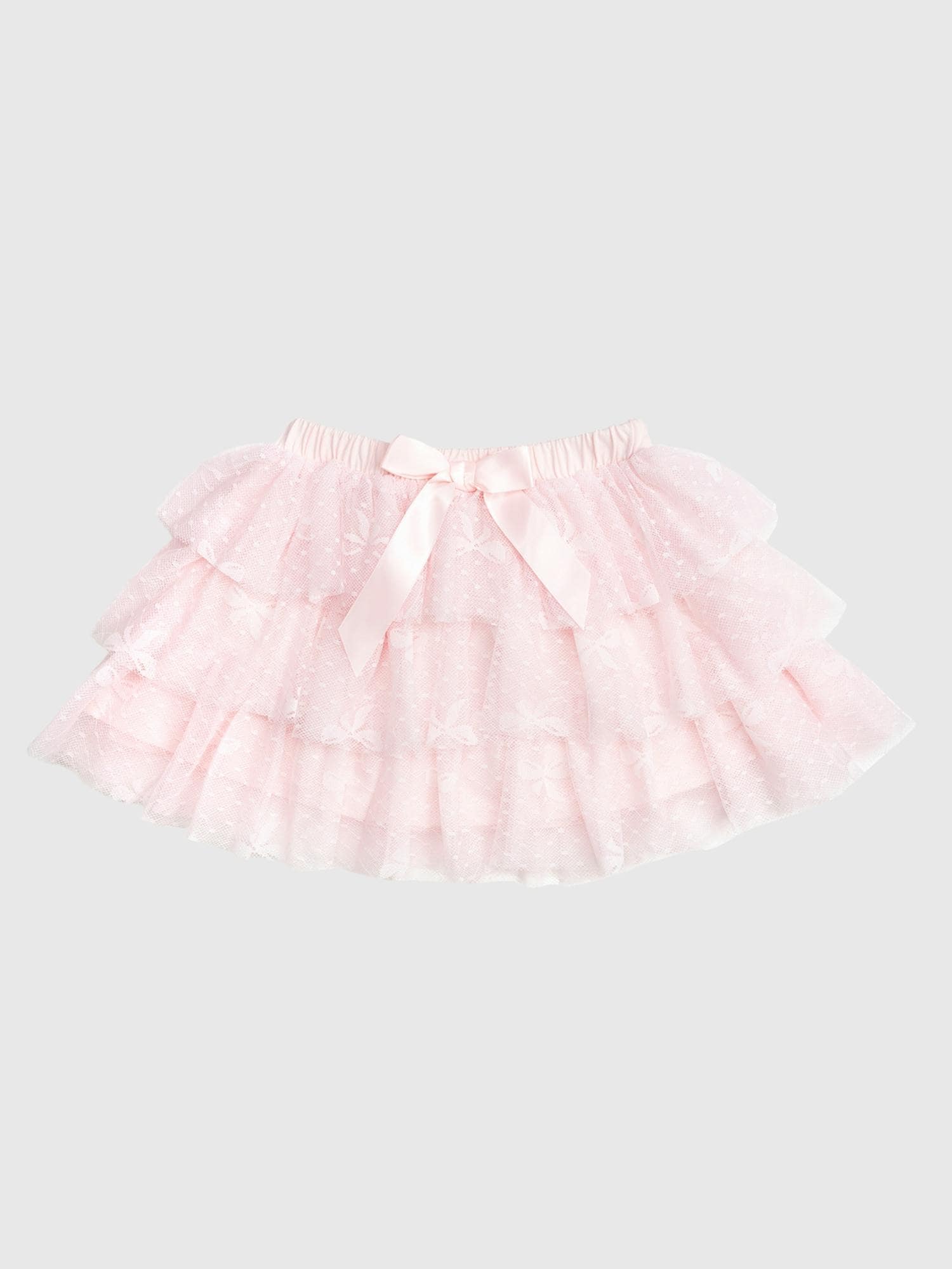 Sweet Wink Bow Lace Tiered Tutu