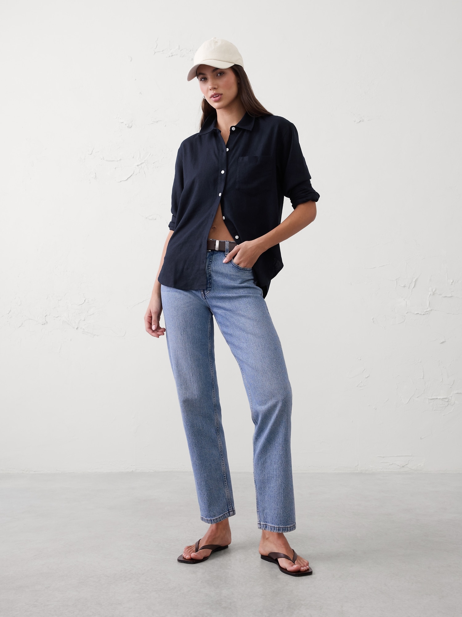 Perfect Linen-Blend Shirt