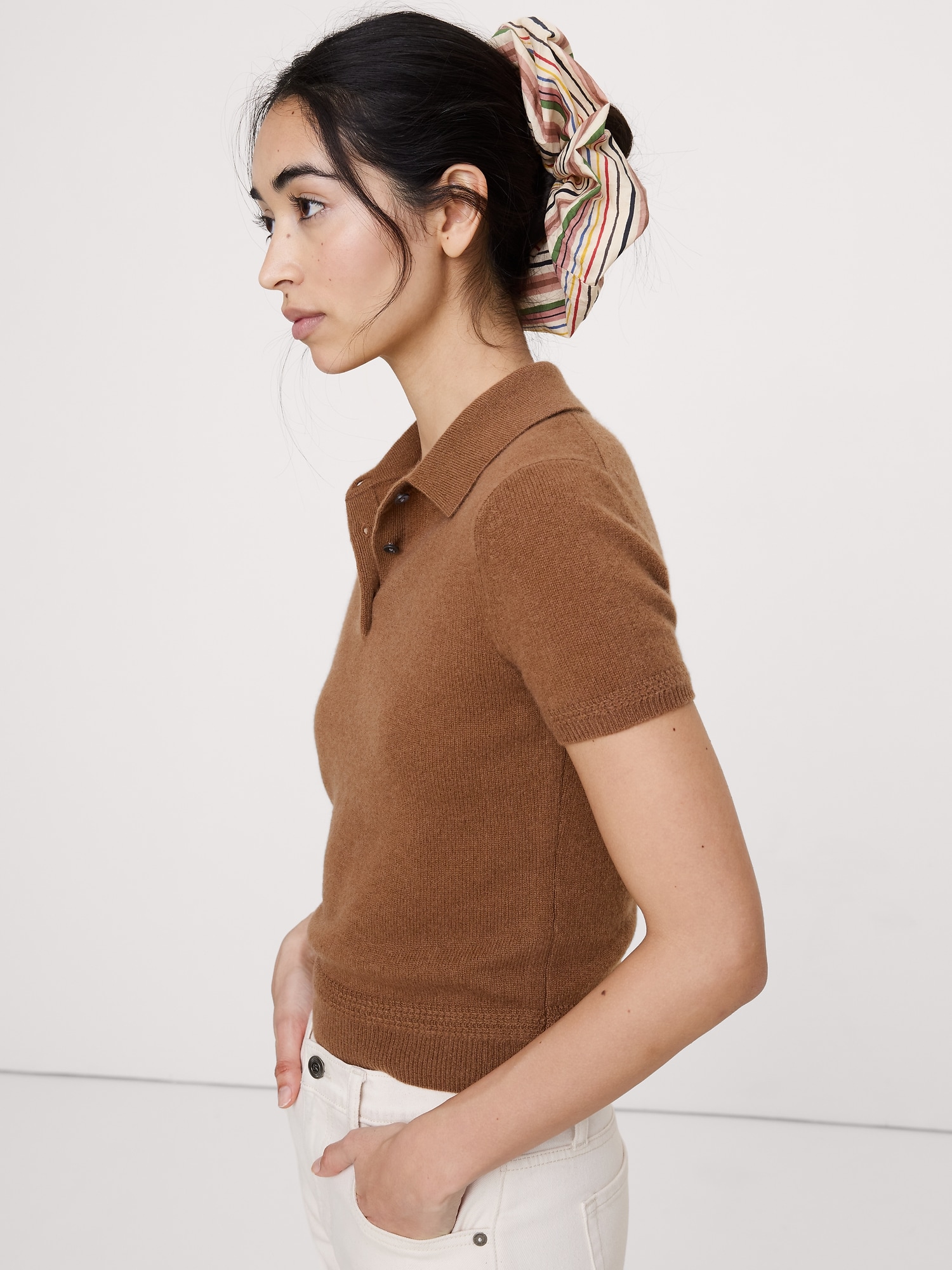 コットン ヘア シュシュ-1