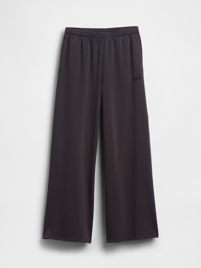 フレンチテリー GAP1969ロゴ バギースウェットパンツ-5