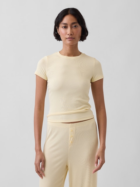 Mini Rib PJ T-Shirt