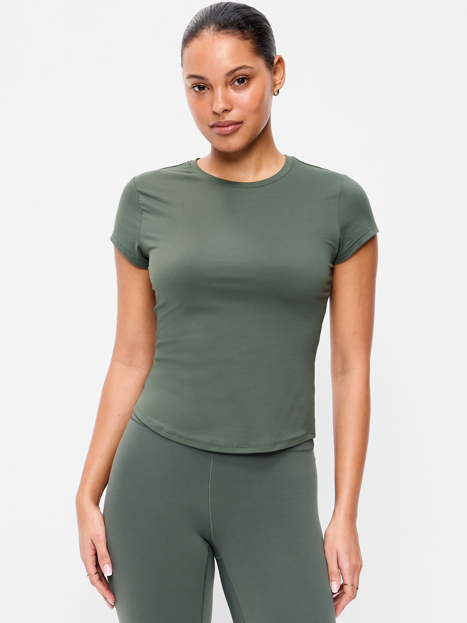 HAUT COUCHE DE BASE À MANCHES COURTES STUDIOSMOOTH