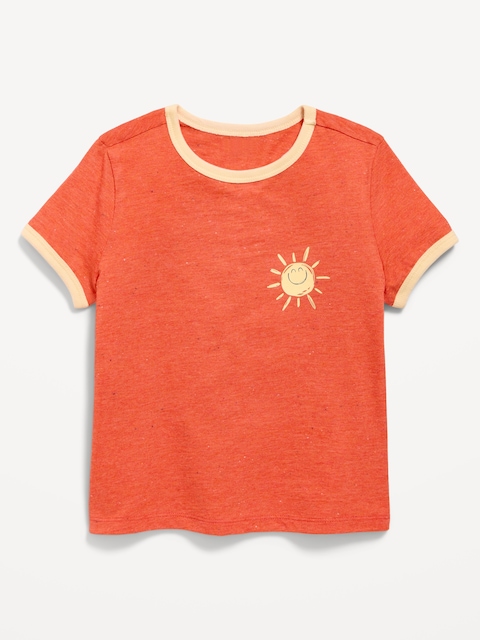 Short-Sleeve Ringer Graphic T-Shirt for Toddler Boys