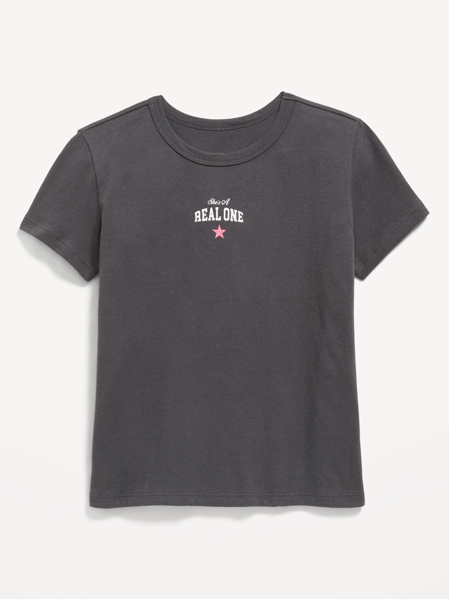 T-SHIRT À MANCHES COURTES À IMPRIMÉ POUR FILLE