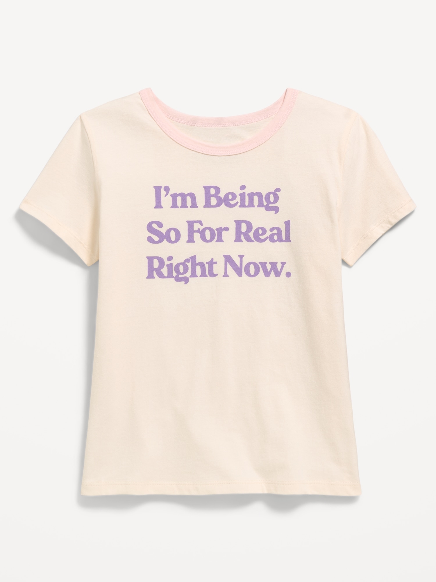 T-SHIRT À MANCHES COURTES À IMPRIMÉ POUR FILLE