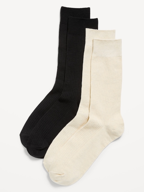 Dress Crew Socks 2-Pack