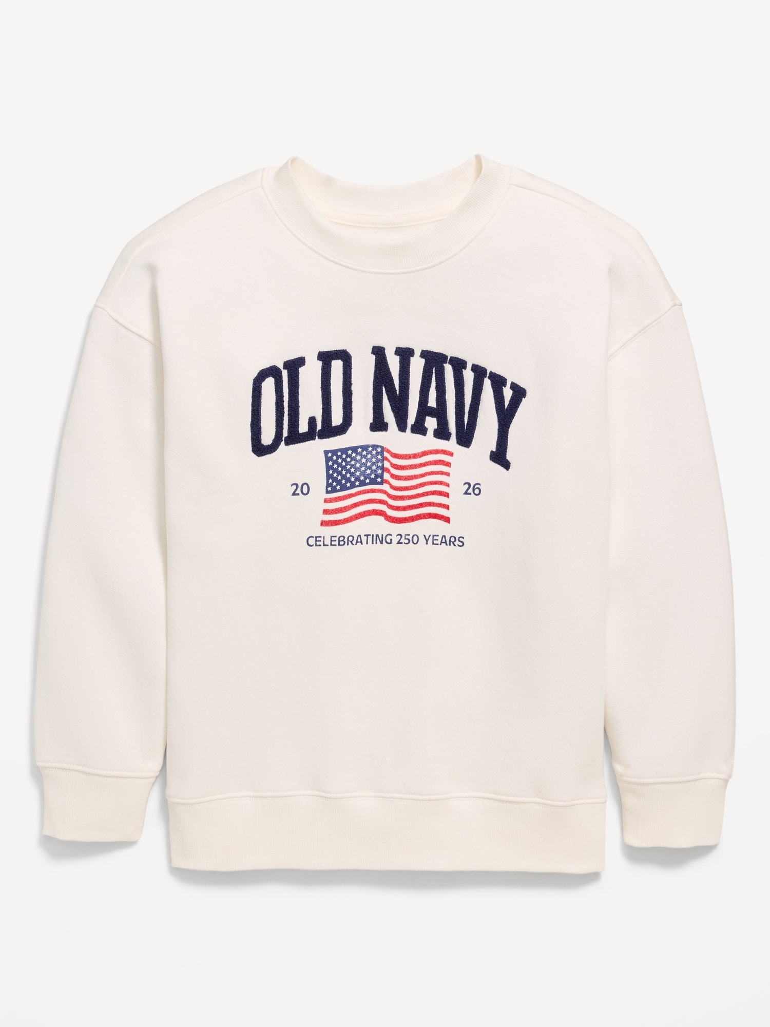 Oversized Logo-Graphic Sweatshirt for Boys