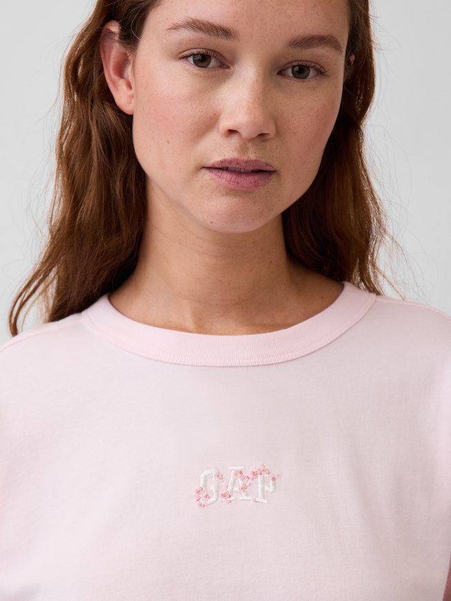 オーバーサイズ SAKURA GAPロゴTシャツ-1