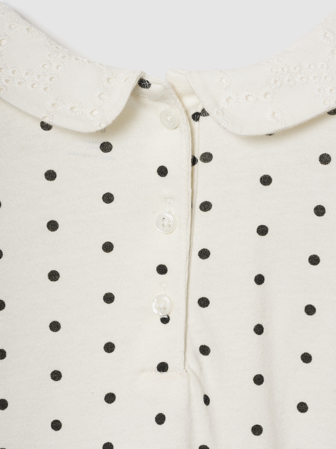 babyGap パフスリーブ 襟付きTシャツ-1