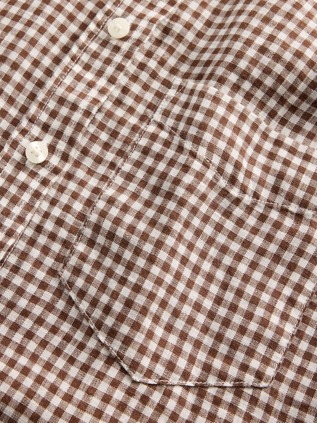 リネン100％ オーバーサイズシャツ-3