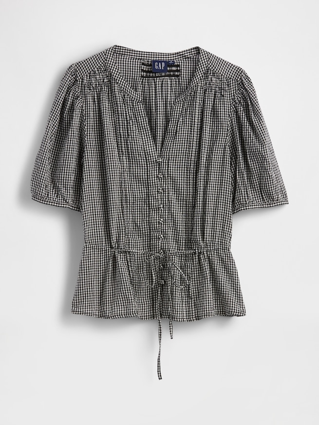 ウエストタイ トップス-4