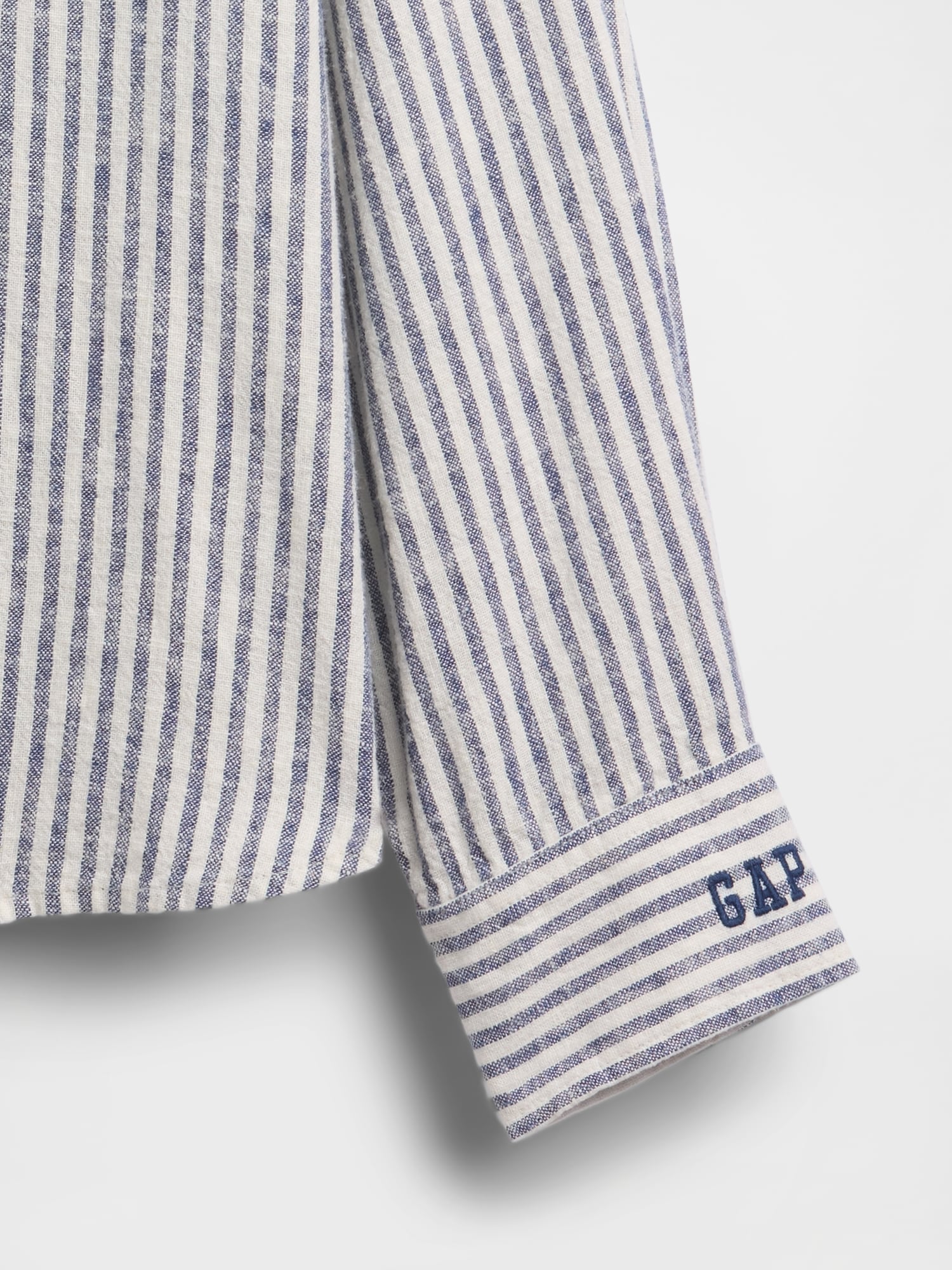 リネンブレンド オーバーサイズシャツ-4