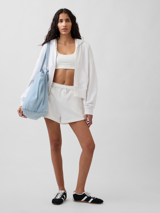 ヴィンテージソフト フレンチテリー ジップアップパーカー-1