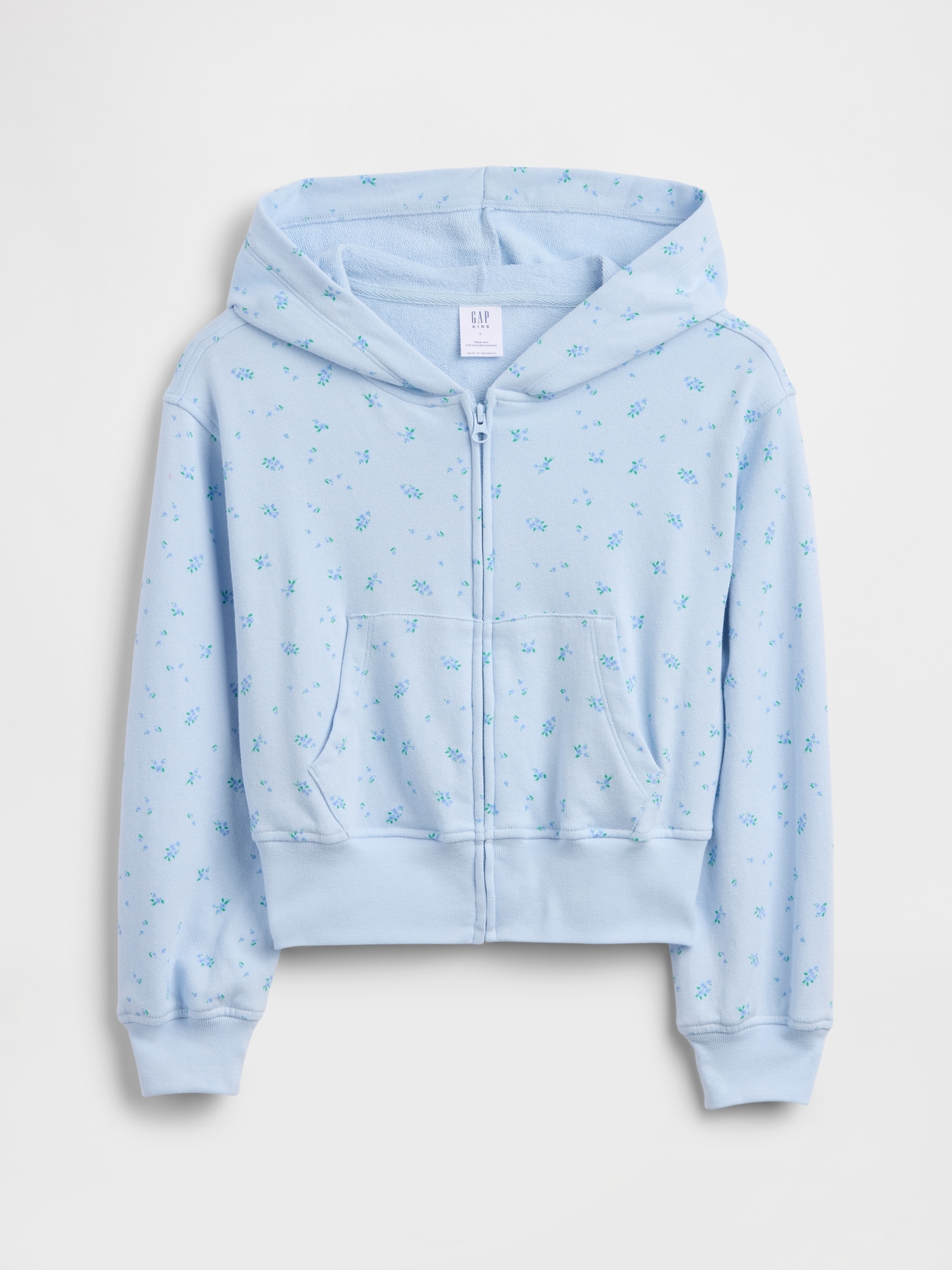 Kids Relaxed Print French Terry Zip Hoodie