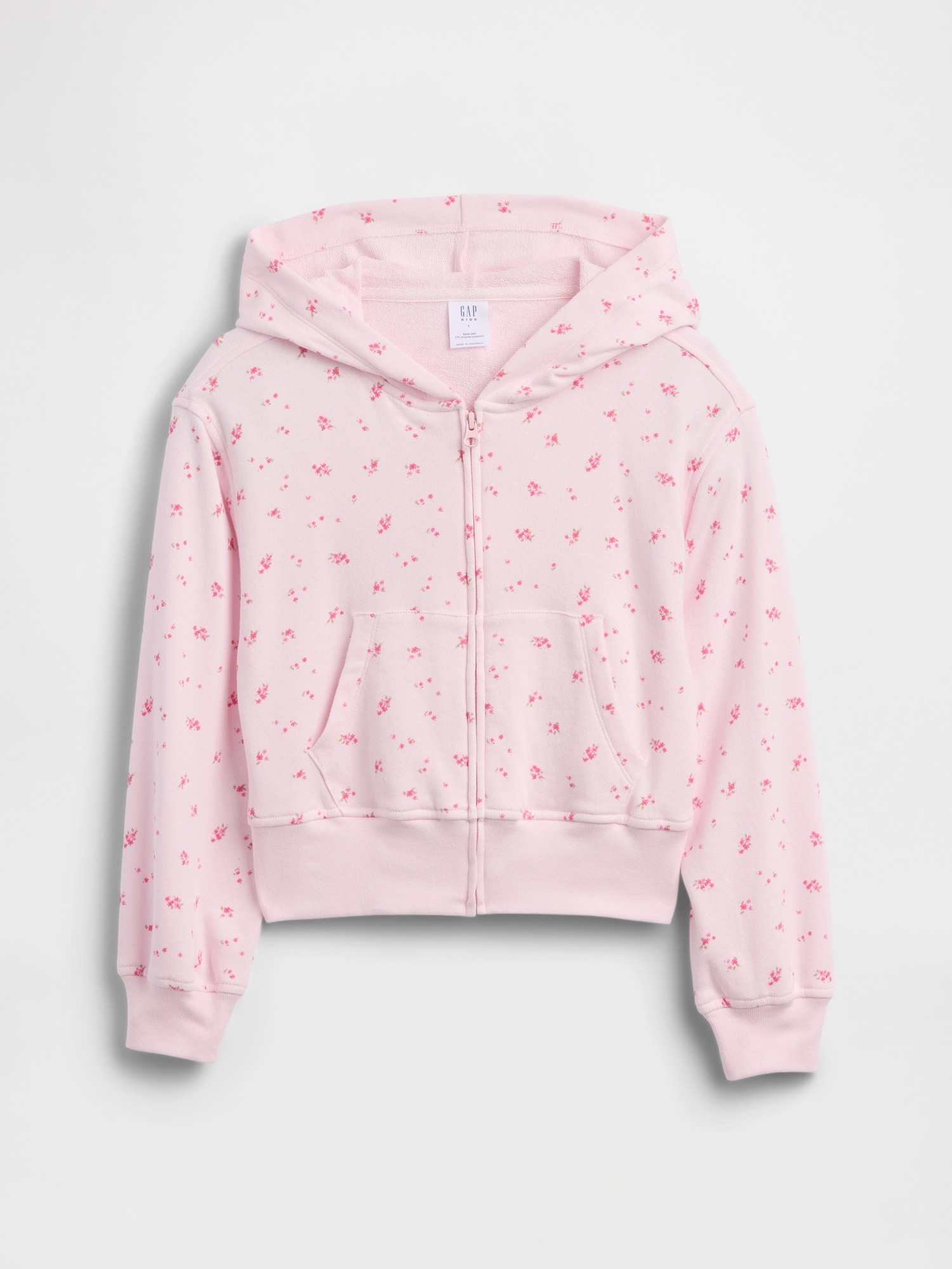 Kids Relaxed Print French Terry Zip Hoodie