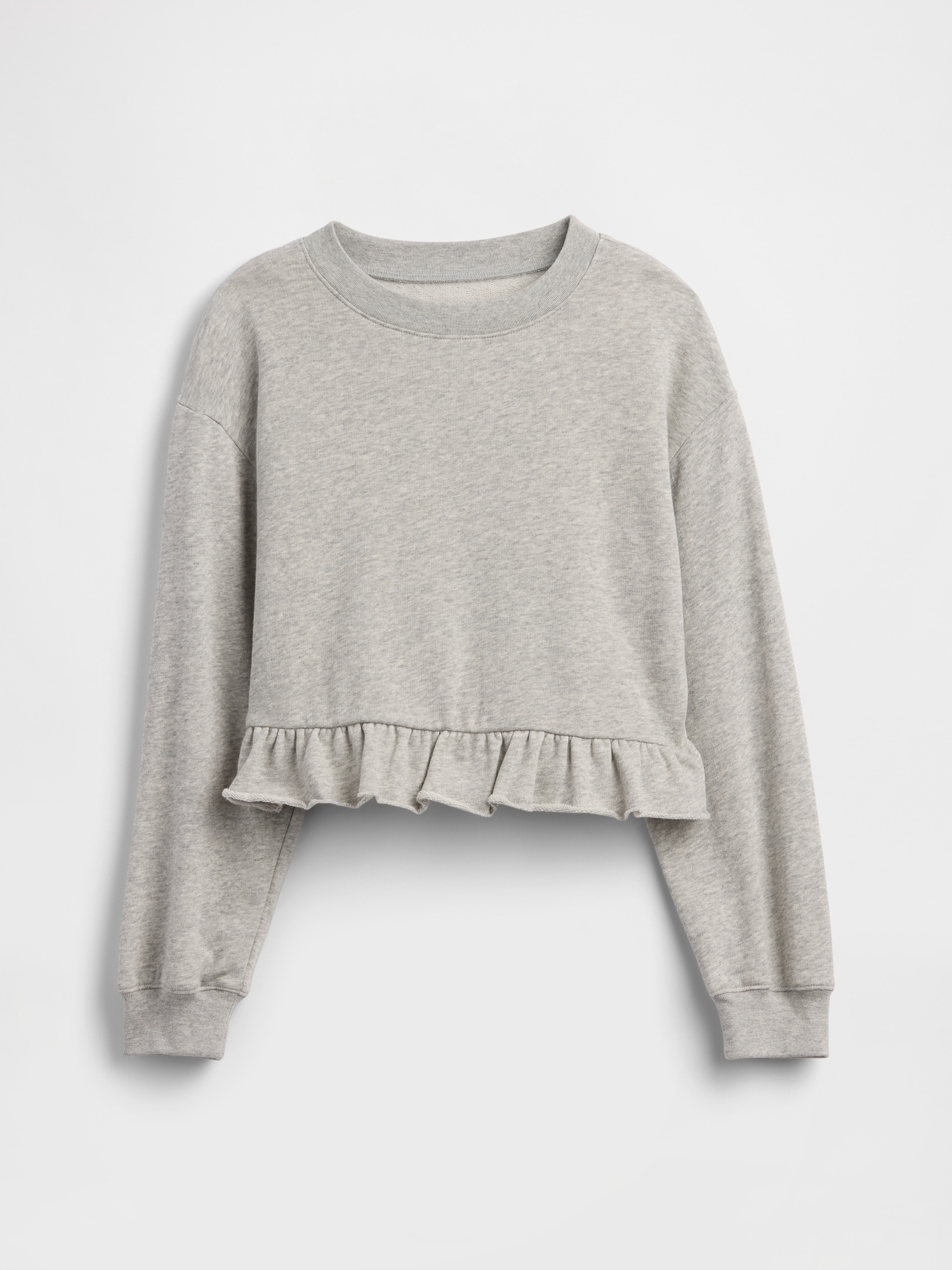 Kids Relaxed French Terry Peplum Sweatshirt