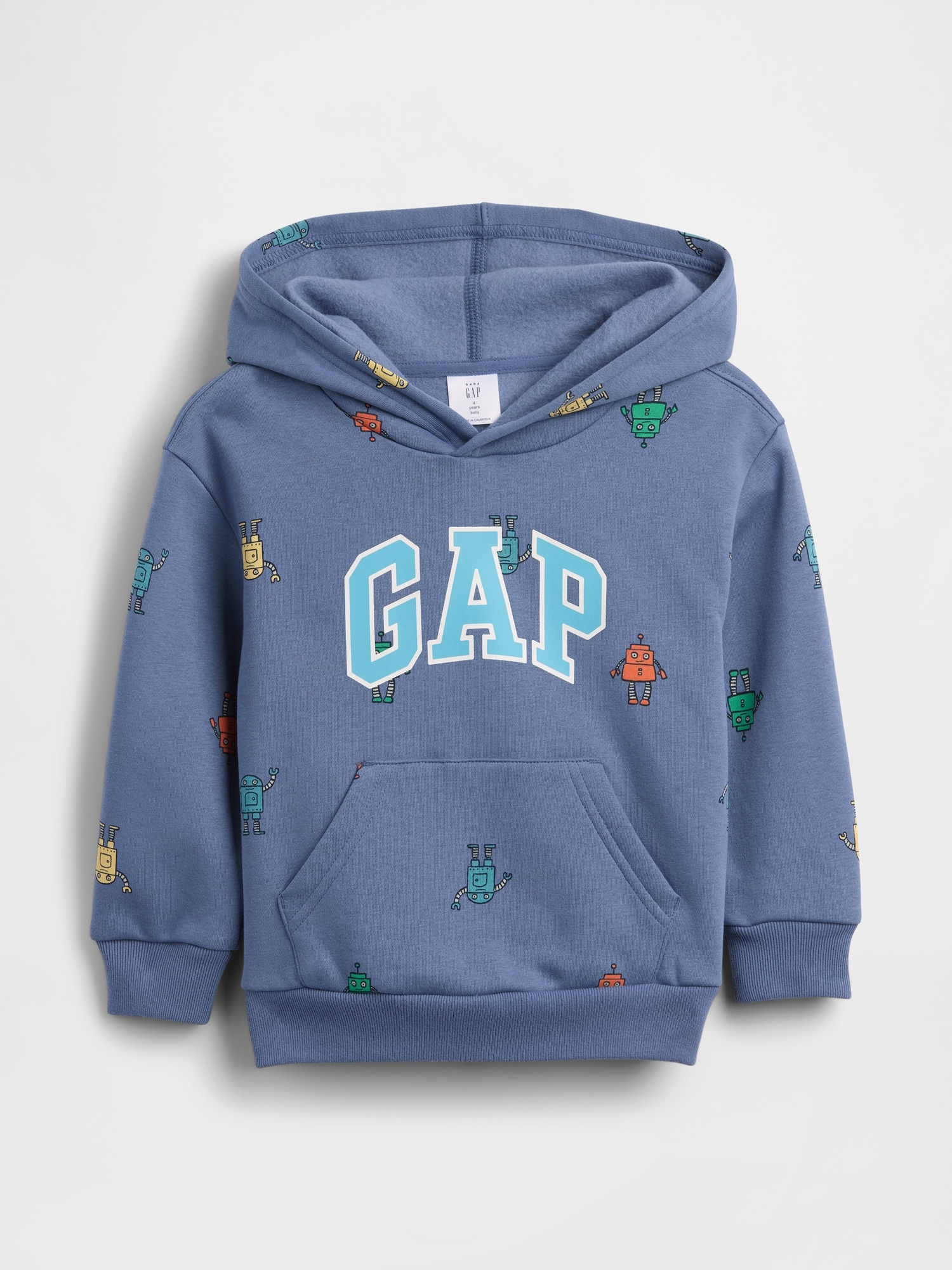 babyGap Relaxed Print Logo Hoodie