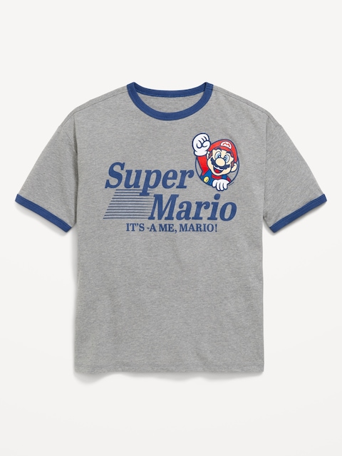 T-SHIRT SURDIMENSIONNÉ À IMPRIMÉ SUPER MARIO™ UNISEXE POUR ENFANT