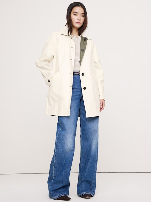 ショート リバーシブル コットン カーコート